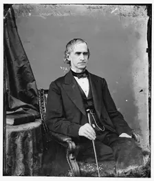 Eli Saulsbury of Delaware, between 1860 and 1875. Creator: Unknown