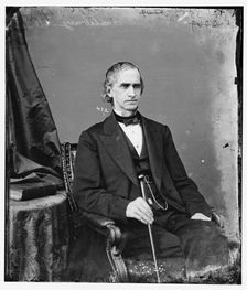 Eli Saulsbury of Delaware, between 1860 and 1875. Creator: Unknown