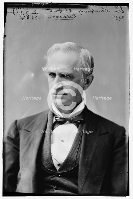 Eli Saulsbury of Delaware, between 1870 and 1880. Creator: Unknown.
