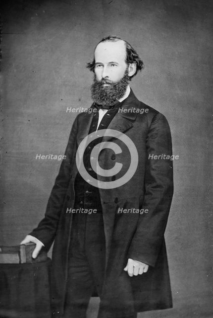Eli Thayer of Massachusetts, between 1855 and 1865. Creator: Unknown.
