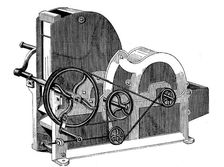 Eli Whitney's (1765-1825) saw-gin for cleaning cotton, 1865