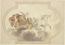 Elias goes heavenwards, c1726. Creator: Jacob de Wit