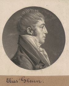 Elias Glenn, 1803. Creator: Charles Balthazar Julien Févret de Saint-Mémin