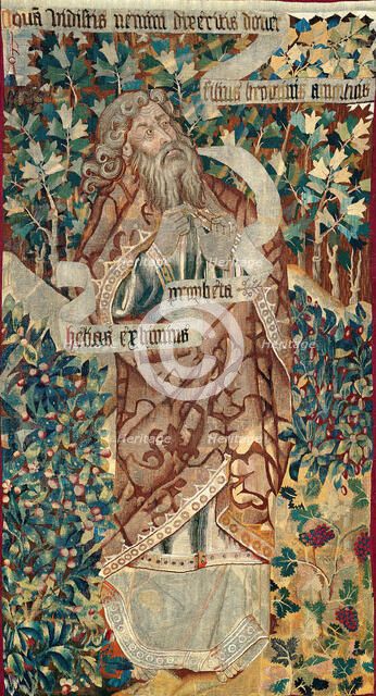Elias (fragment) from The Transfiguration of Christ, Flanders, 1460/70. Creator: Unknown.