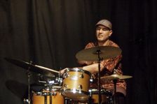 Elias Kacomandis, Carmen Souza's Silver Messengers, Verdict Jazz Club, Brighton East Sussex, 2019. Creator: Brian O'Connor