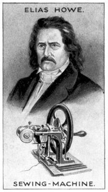 Elias Howe, American sewing machine pioneer, (c1924)