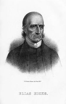 Elias Hicks, American preacher, (1854)
