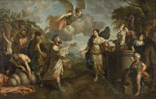 Eliezer and Rebekah, c1600. Creator: Unknown