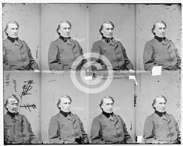 Elihu B. Washburne, 1865-1880. Creator: Unknown.