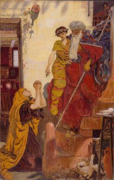 Elijah and the Widow's Son, 1864. Creator: Ford Madox Brown