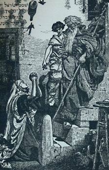 Elijah and the Widow's Son c1840-1890, (1923). Artist: Ford Madox Brown