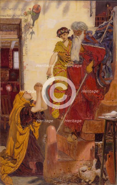 Elijah and the Widow's Son, 1864. Creator: Ford Madox Brown.