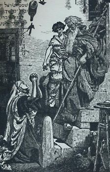 Elijah and the Widow's Son c1840-1890, (1923). Artist: Ford Madox Brown