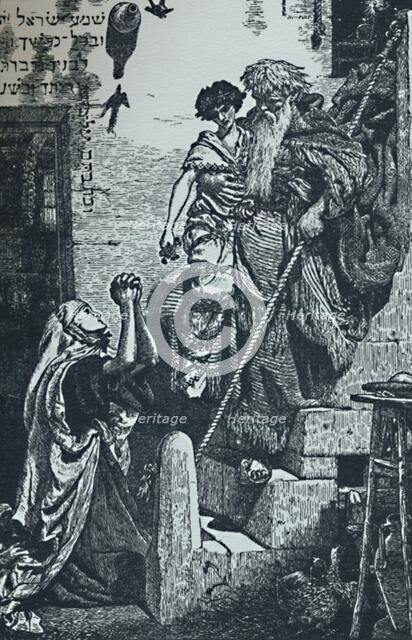 'Elijah and the Widow's Son', c1840-1890, (1923). Artist: Ford Madox Brown.