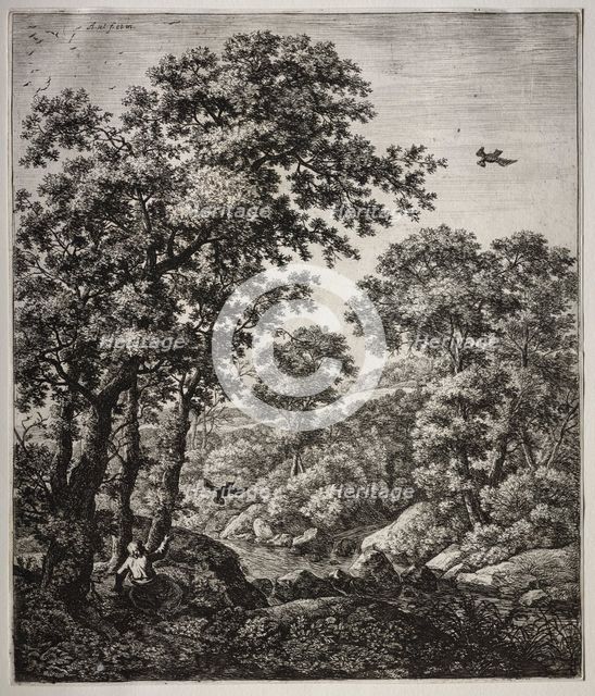 Elijah Fed by the Ravens. Creator: Anthonie Waterloo (Dutch, 1609/10-1690).