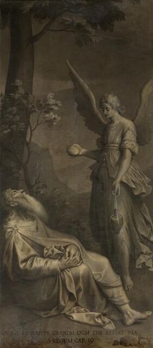 Elijah Fed by an Angel, 1589-1596. Creator: Ambrosius Francken I