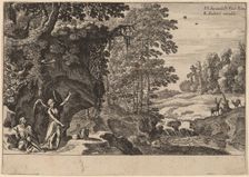 Elijah in the Wilderness. Creator: Herman van Swanevelt