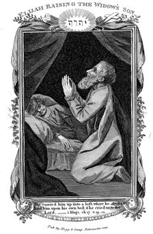 Elijah raising the widow's son, c1808