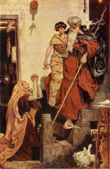 Elijah Restoring the Widow's Son 1943. Creator: Ford Madox Brown