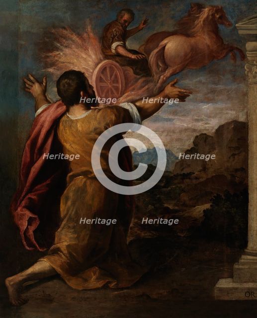 Elijah’s Ascent to Heaven, c1570-1628. Creator: Jacopo Palma.