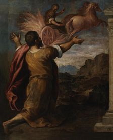 Elijah’s Ascent to Heaven, c1570-1628. Creator: Jacopo Palma
