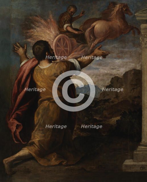 Elijah’s Ascent to Heaven, c1570-1628. Creator: Jacopo Palma.
