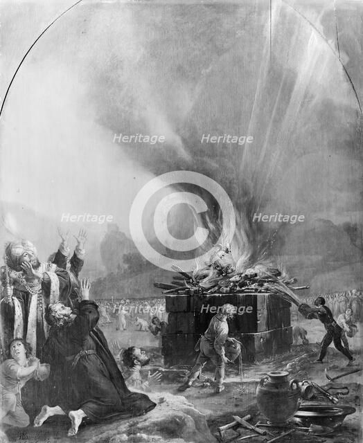 Elijah's Sacrifice, 1645. Creator: Bartholomeus Breenbergh.