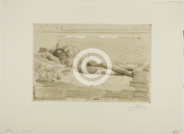 Elin, 1913-14. Creator: Anders Leonard Zorn.