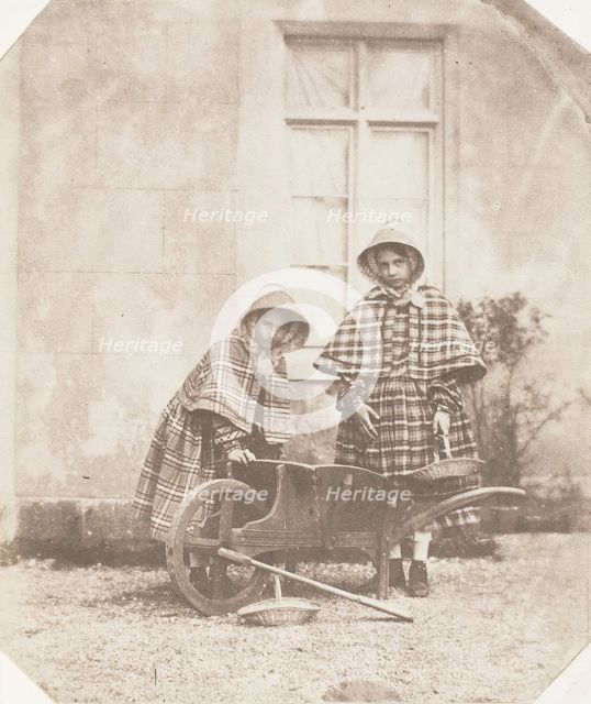 Elinor and Lucy Llewelyn, 1853-56. Creator: John Dillwyn Llewelyn.
