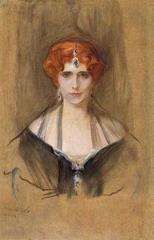 Elinor Glyn, 1914. Creator: Philip A de Laszlo