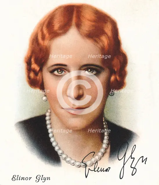 Elinor Glyn, 1937. Artists: Unknown, WD & HO Wills.