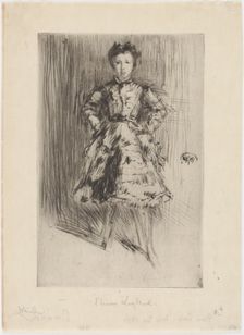 Elinor Leyland, 1873. Creator: James Abbott McNeill Whistler