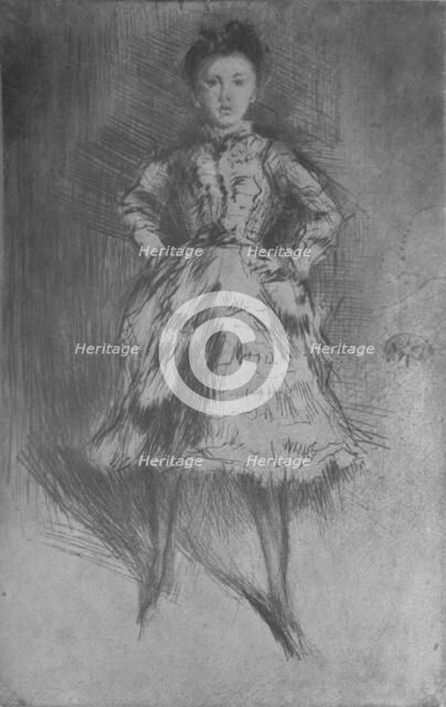 'Elinor Leyland', 1874, (1904). Artist: James Abbott McNeill Whistler.