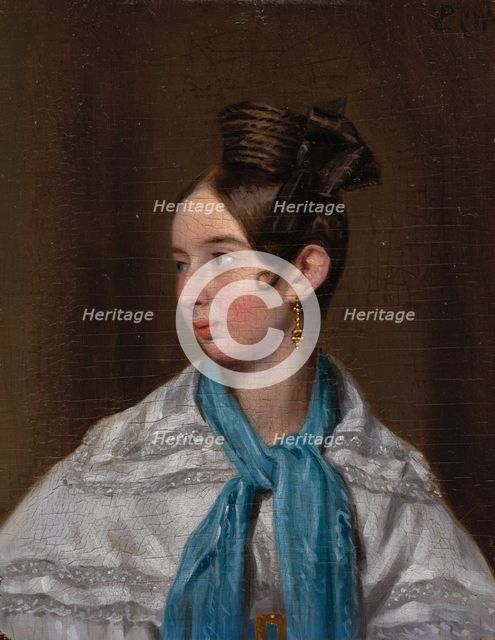 Elisa Pearson Playter, c. 1837. Creator: Pieter Christoffel Wonder (Dutch, 1780-1852).