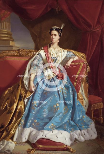Élisa Rachel, 1855. Artist: Geffroy, Edmond Aimé Florentin (1804-1895)