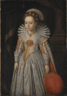 Elisabet Amalia (1621-1628), Princess of Pfalz-Zweibrücken, daughter of Johan Kasimir..., 1628. Creator: Jacob Heinrich Elbfas