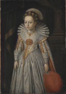 Elisabet Amalia (1621-1628), Princess of Pfalz-Zweibrücken, daughter of Johan Kasimir..., 1628. Creator: Jacob Heinrich Elbfas