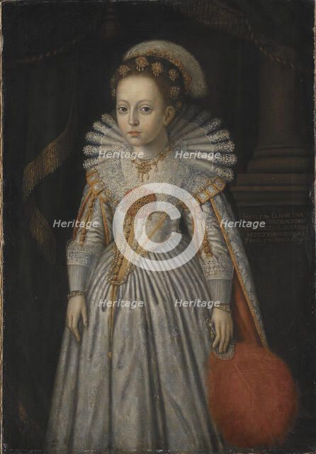 Elisabet Amalia (1621-1628), Princess of Pfalz-Zweibrücken, daughter of Johan Kasimir..., 1628. Creator: Jacob Heinrich Elbfas.