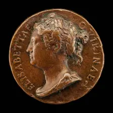 Elisabetta Querini, died 1559, Daughter of Francesco Querini of Venice..., Widowed 1556 [obverse]. Creator: Danese Cattaneo