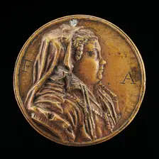 Elisabetta Scotti, Wife of Giovanni Alvise Gonfalanieri [obverse], 1552 or after. Creator: Pietro Paolo Galeotti