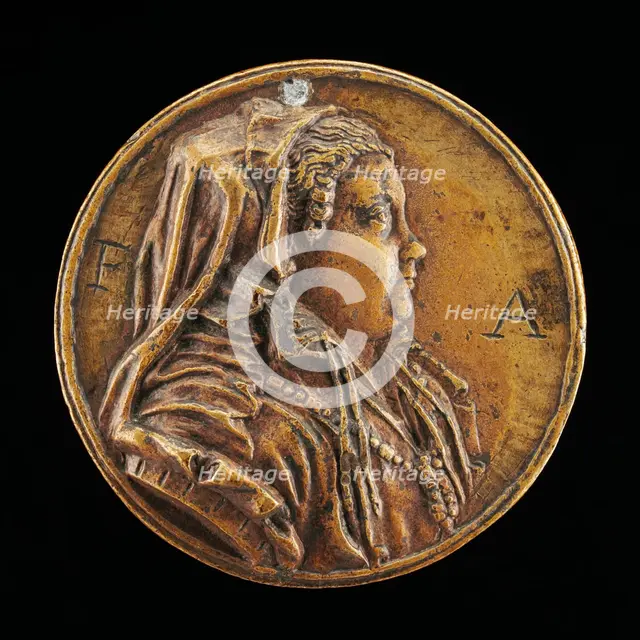 Elisabetta Scotti, Wife of Giovanni Alvise Gonfalanieri [obverse], 1552 or after. Creator: Pietro Paolo Galeotti.