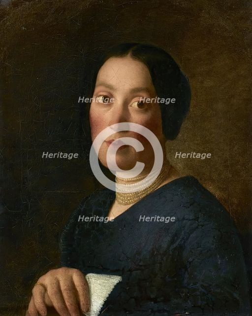 Elisabeth Musch at the age of 24, 1848. Creator: Michael Neder.