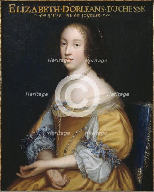 Élisabeth Marguerite d'Orléans (1646-1696), Duchess of Guise, ca 1665. Creator: Anonymous.