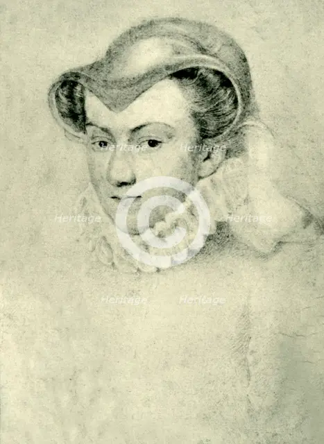 Elisabeth of Austria, Queen of France, 1572, (1907).  Creator: Unknown.