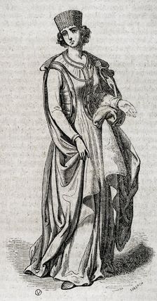 Elisabeth of Swabia, 1852. Creator: Coderch