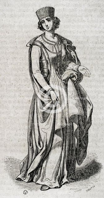 Elisabeth of Swabia, 1852.  Creator: Coderch.