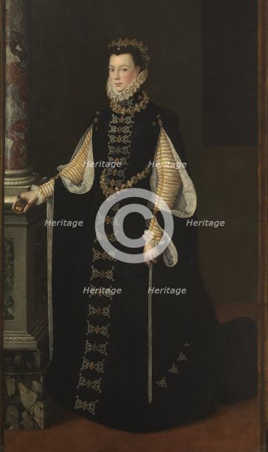 Elisabeth of Valois (1545-1568), Queen of Spain, 1561-1565. Artist: Anguissola, Sofonisba (ca. 1532-1625)