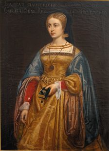 Elisabeth, Christian II's dronning, 1861. Creator: Poul Hagelstein