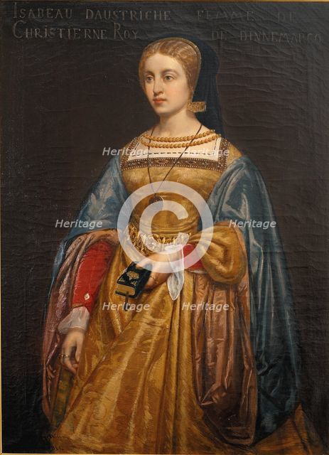 Elisabeth, Christian II's dronning, 1861. Creator: Poul Hagelstein.