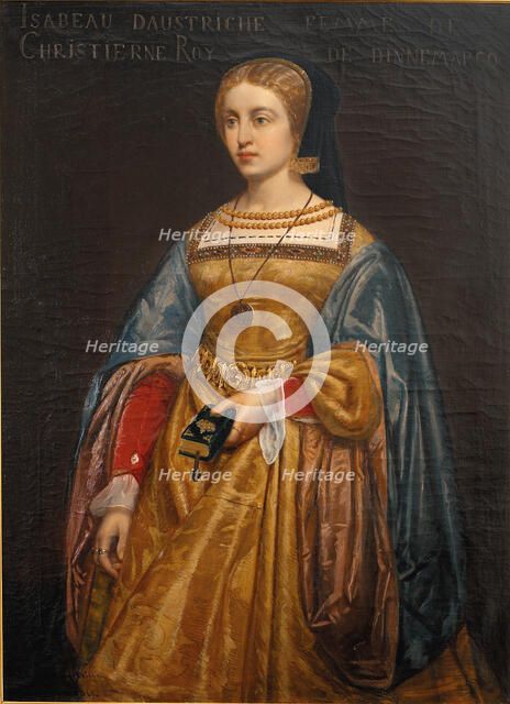 Elisabeth, Christian II's dronning, 1861. Creator: Poul Hagelstein.